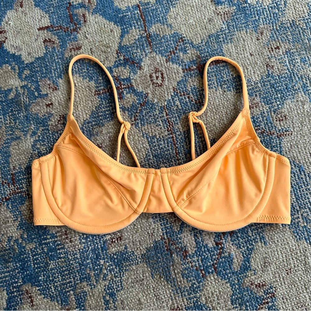 NWOT J. Crew 90s Underwire Bikini Top 32C